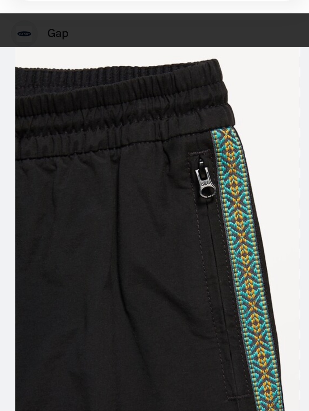 Boys Old Navy pair Above Knee Tech Zip Pocket Shorts & Khaki cargo shorts - Picture 6 of 7